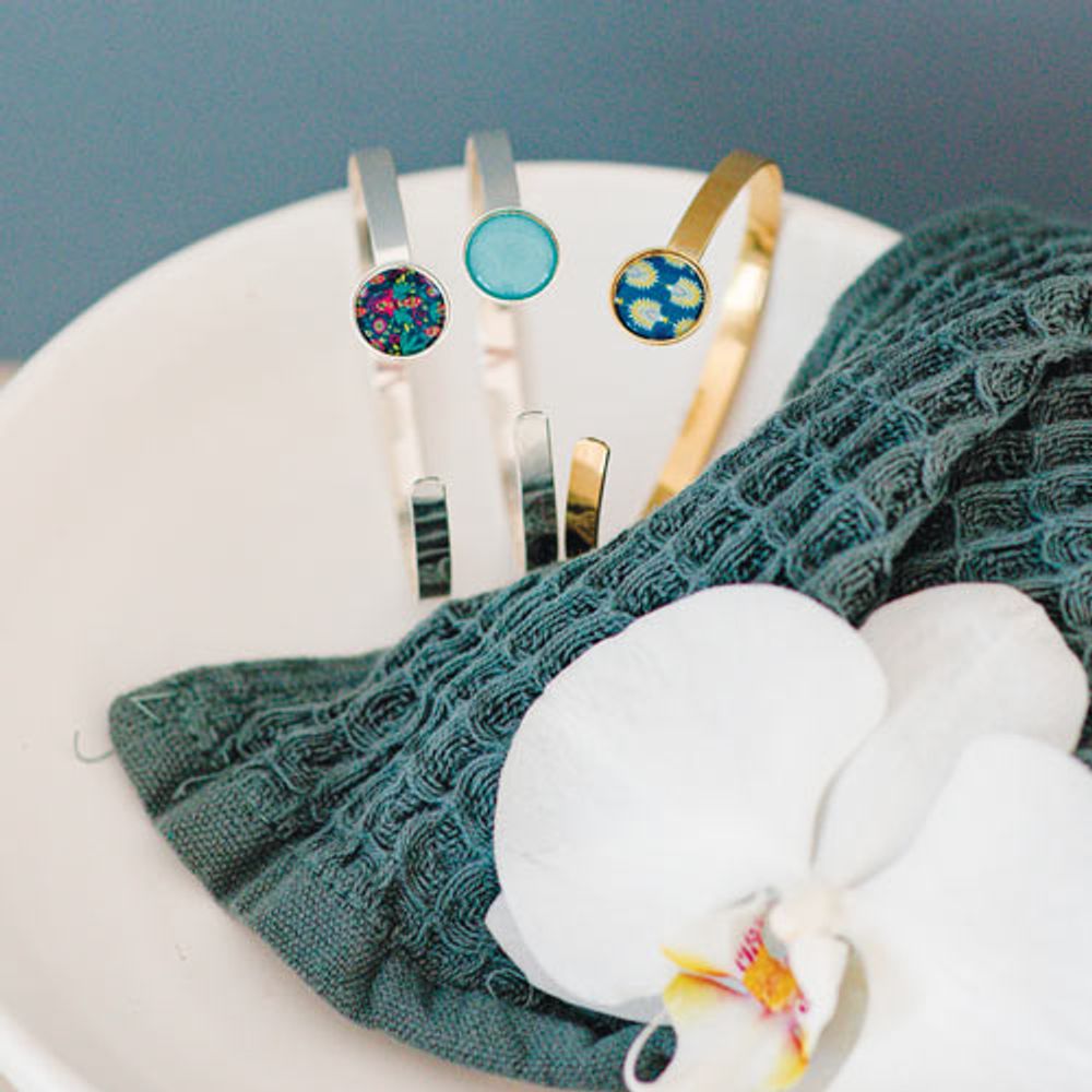 Jewelry - Thin bangle finishing touch all silver 925 Les Parisiennes Rio - LES JOLIES D'EMILIE
