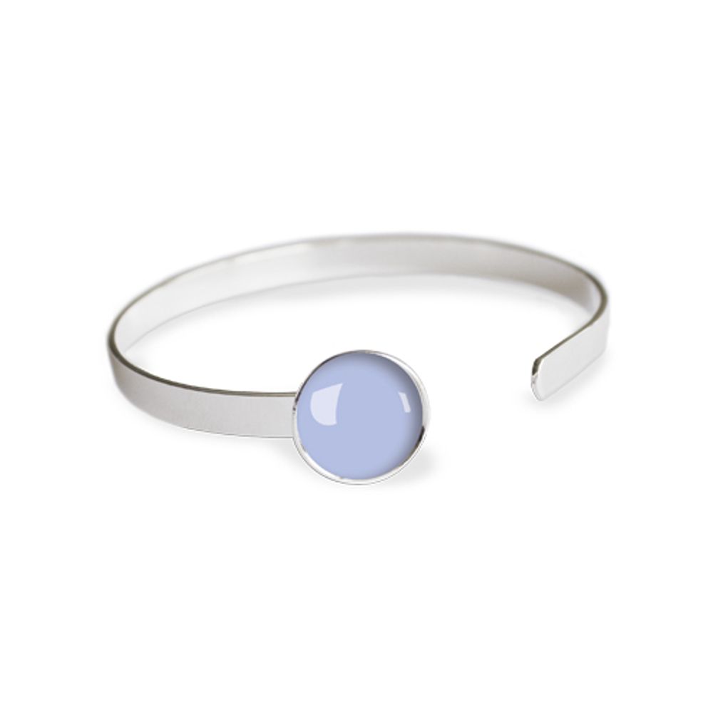 Bijoux - Thin bangle finishing touch all silver 925 Les Parisiennes Flash Lavande - LES JOLIES D'EMILIE