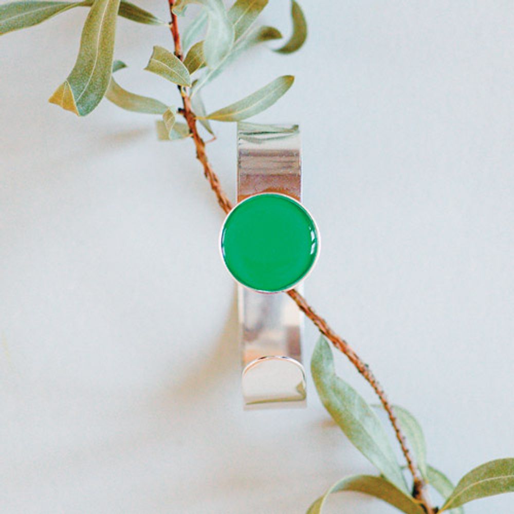 Bijoux - Medium bangle finishing touch all silver 925 Les Parisiennes Picasso - LES JOLIES D'EMILIE