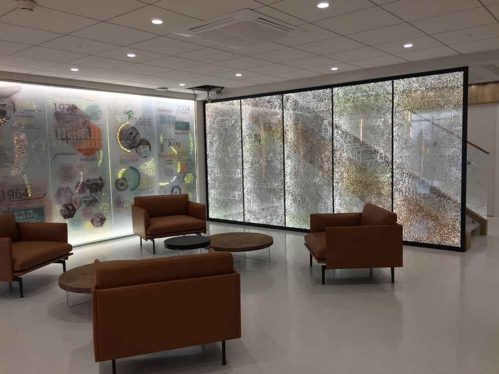 Autres décorations murales - PÉPITES ARGENT - C015 - DACRYL