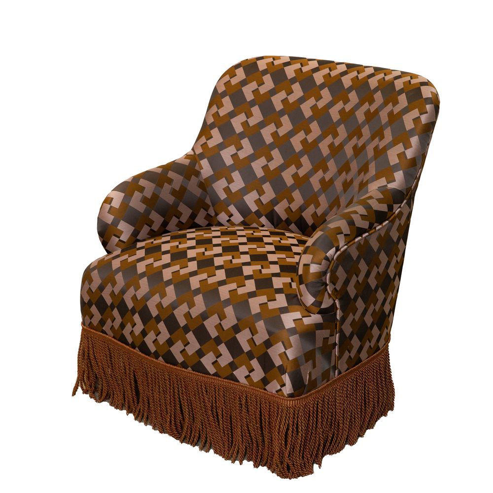 Chambres d'hôtels - Fauteuil Anglais CARY - réf. CAR - MOISSONNIER