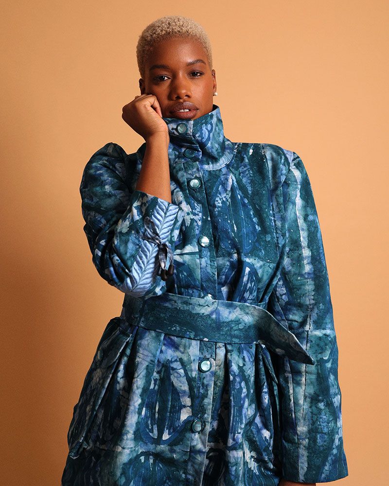 Apparel - Mid-season coat for women — Antre - KROSKEL