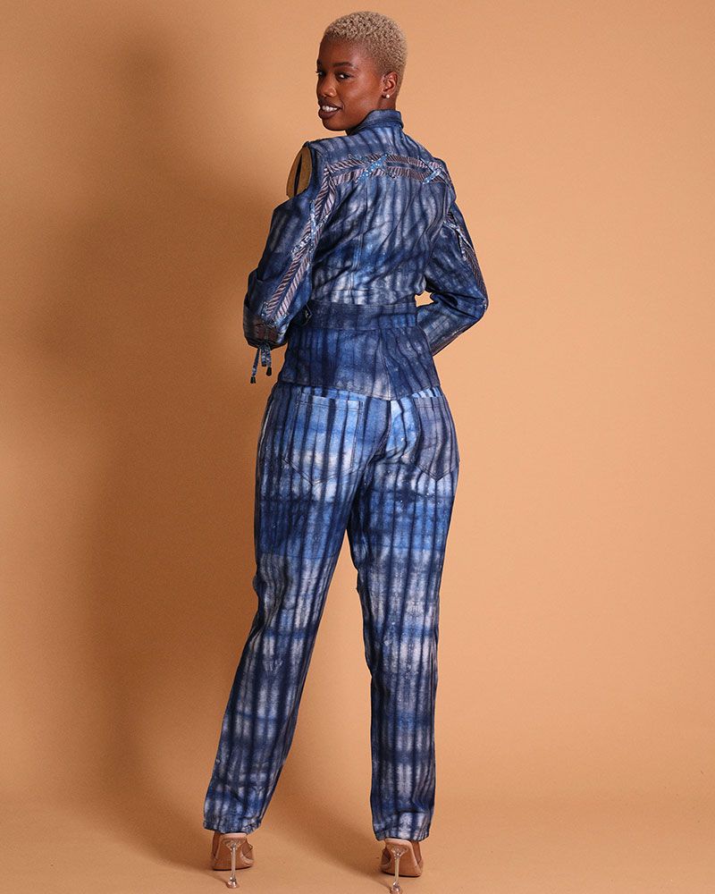 Apparel - Women's long sleeve jean jacket — Expansion - KROSKEL