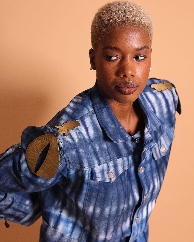 Apparel - Women's long sleeve jean jacket — Expansion - KROSKEL