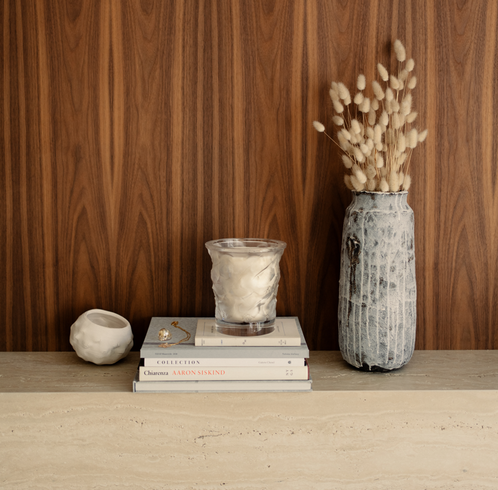 Decorative objects - OCEANS - CRYSTAL SCENTED CANDLE - LALIQUE VOYAGE DE PARFUMEUR