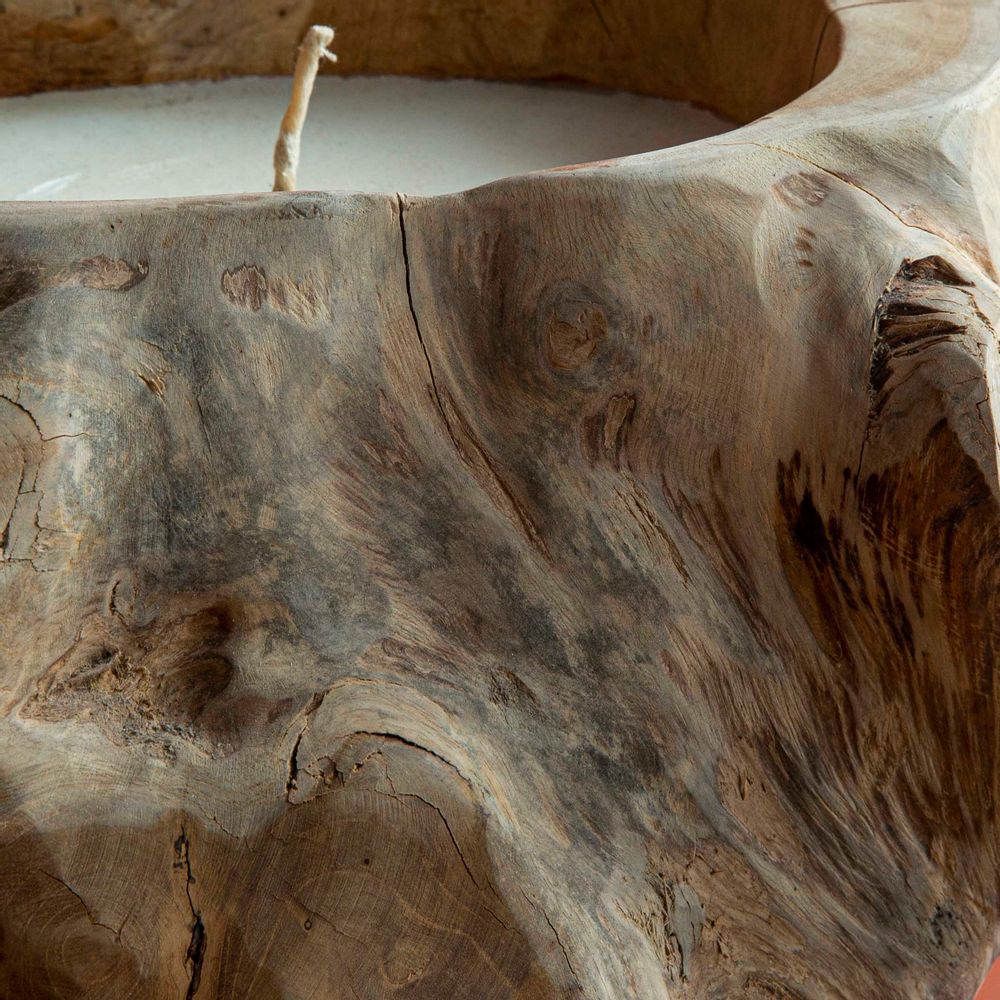 Objets de décoration - Lot de 3 bougies teck - SIGNATURE MOBILIER ET DÉCORATION