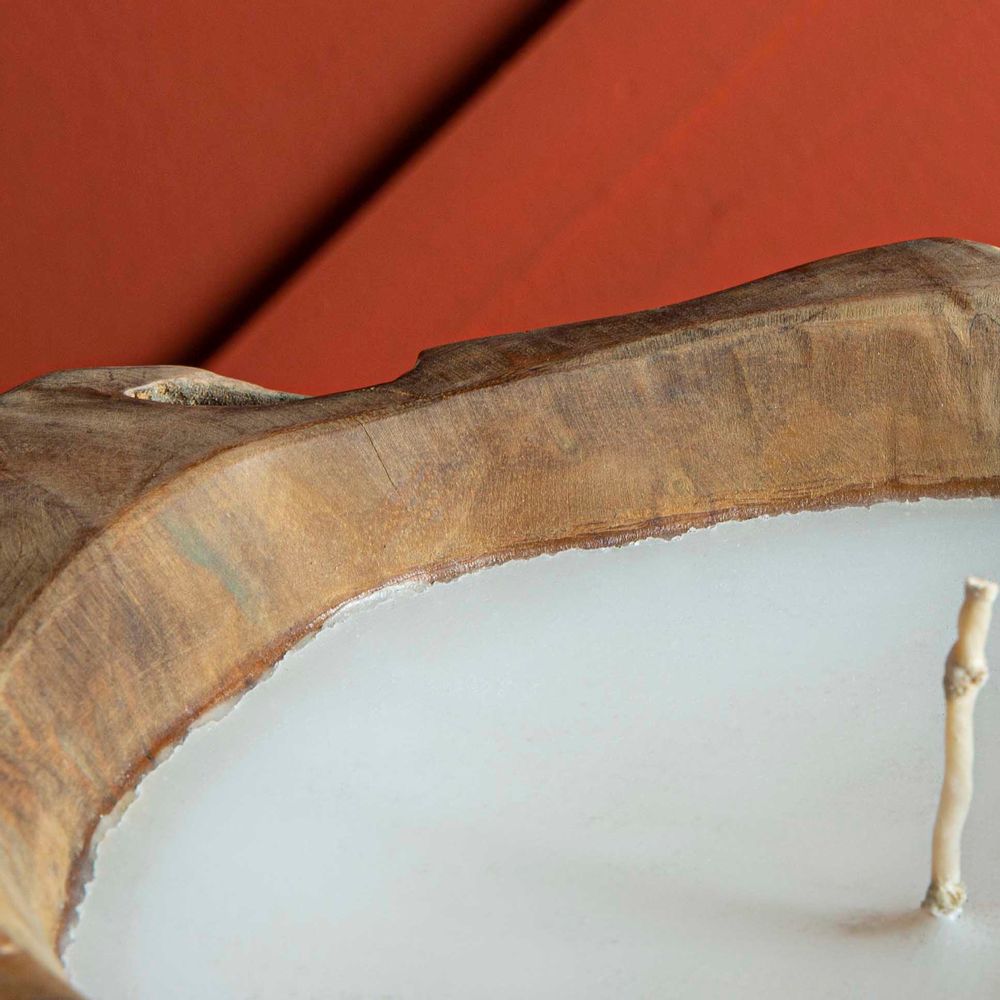 Objets de décoration - Lot de 3 bougies teck - SIGNATURE MOBILIER ET DÉCORATION