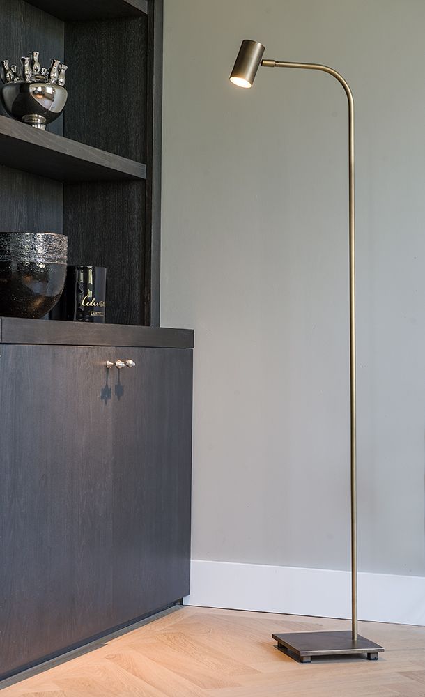 Floor lamps - Tubino Dark Brass - FREZOLI LIGHTING