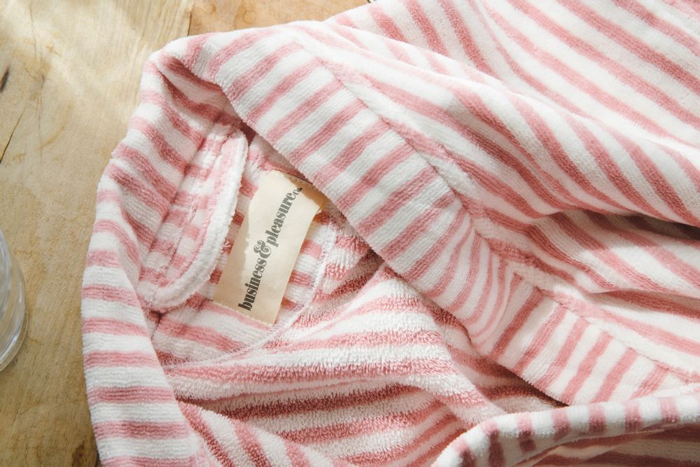 Peignoirs - ENSEMBLE PEIGNOIR & PANTOUFLES - BUSINESS & PLEASURE CO.