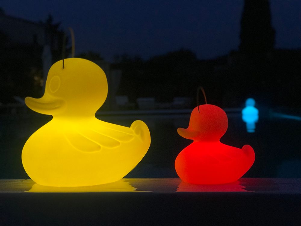 Accessoires enfants - LUMINAIRE FLOTTANT - THE DUCK DUCK LAMP S - JAUNE - GOODNIGHT LIGHT