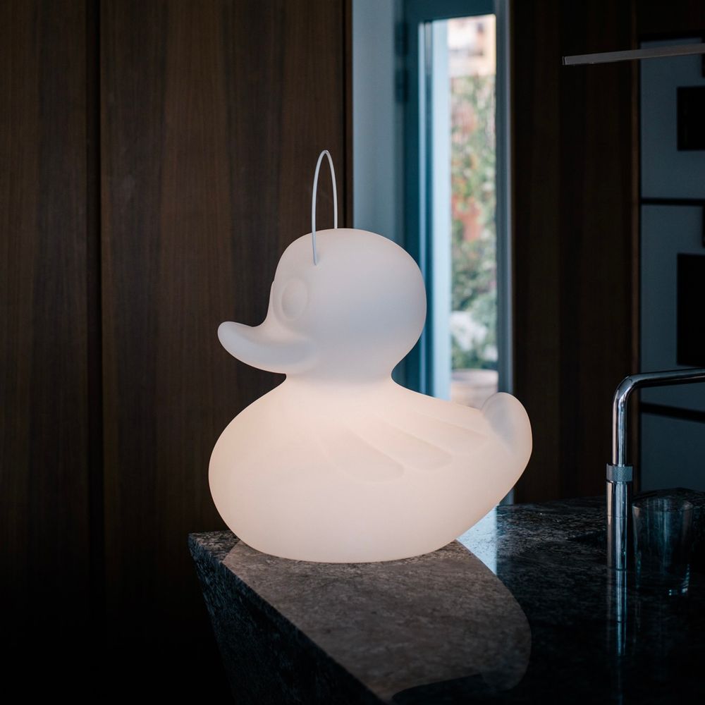 Outdoor decorative accessories - THE DUCK DUCK LAMP (S)™️ - FLOATING LAMP - WHITE - GOODNIGHT LIGHT