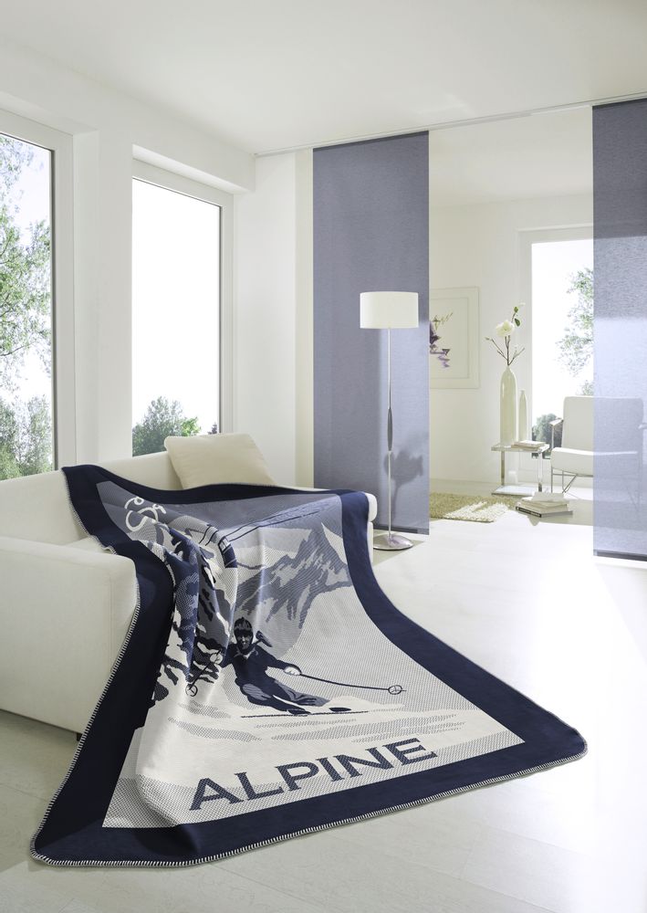 Throw blankets - Throw Ski Alpine - BIEDERLACK