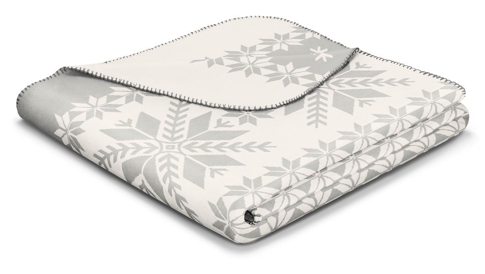 Throw blankets - Throw Snow Crystals - BIEDERLACK