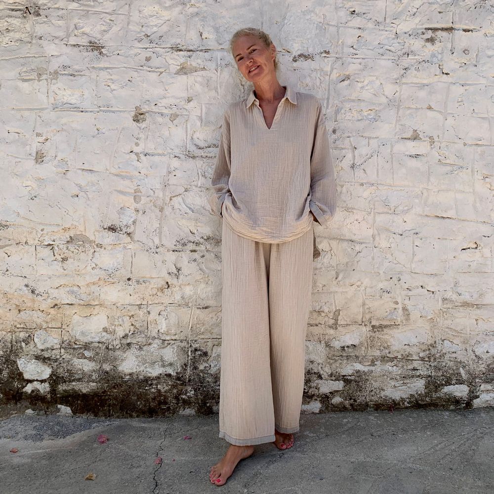 Homewear bien-être - Tunique en mousseline - LOOM.IST