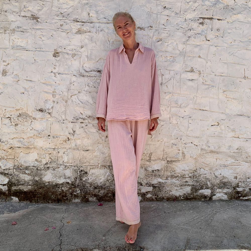 Homewear bien-être - Pantalon en mousseline - LOOM.IST