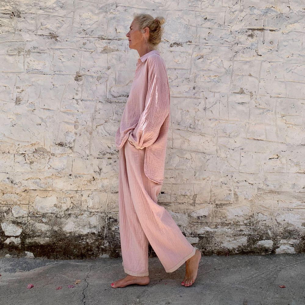 Homewear bien-être - Pantalon en mousseline - LOOM.IST