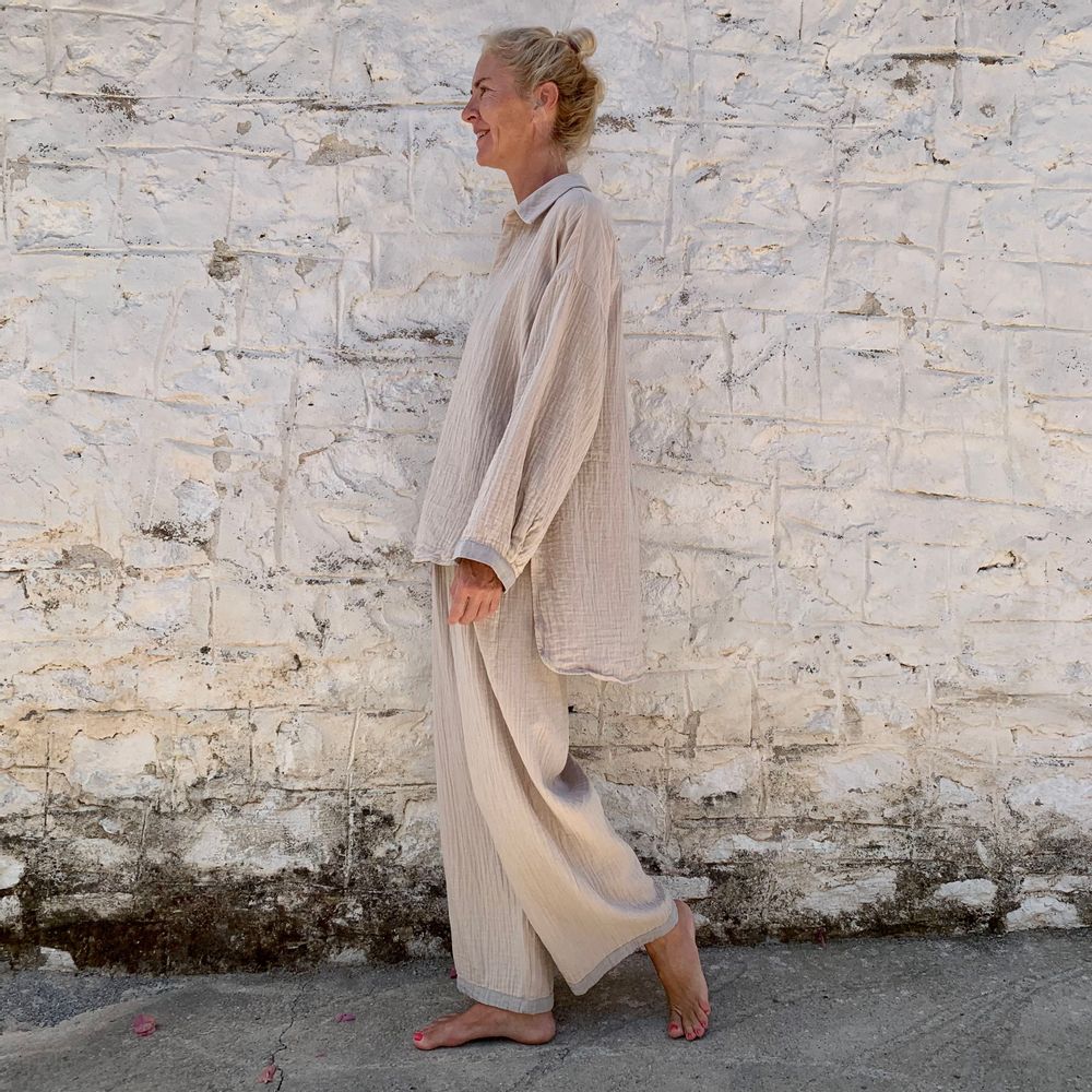 Homewear bien-être - Pantalon en mousseline - LOOM.IST