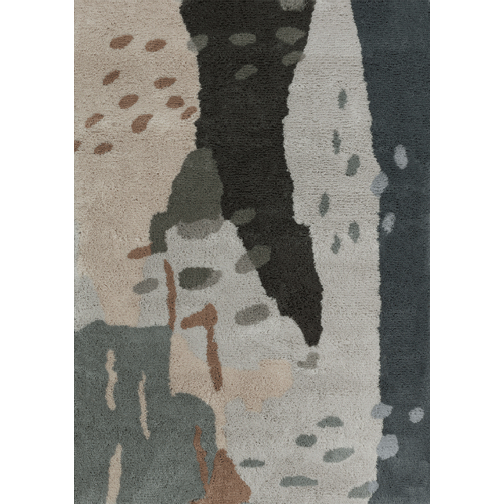Tapis sur-mesure - Tapis Patch Shaggy Smoke - FERREIRA DE SÁ RUGS