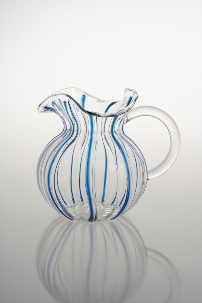 Carafes - 'Torcello' Striped Pitcher - TUTTOATTACCATO