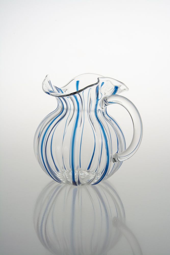 Carafes - 'Torcello' Striped Pitcher - TUTTOATTACCATO