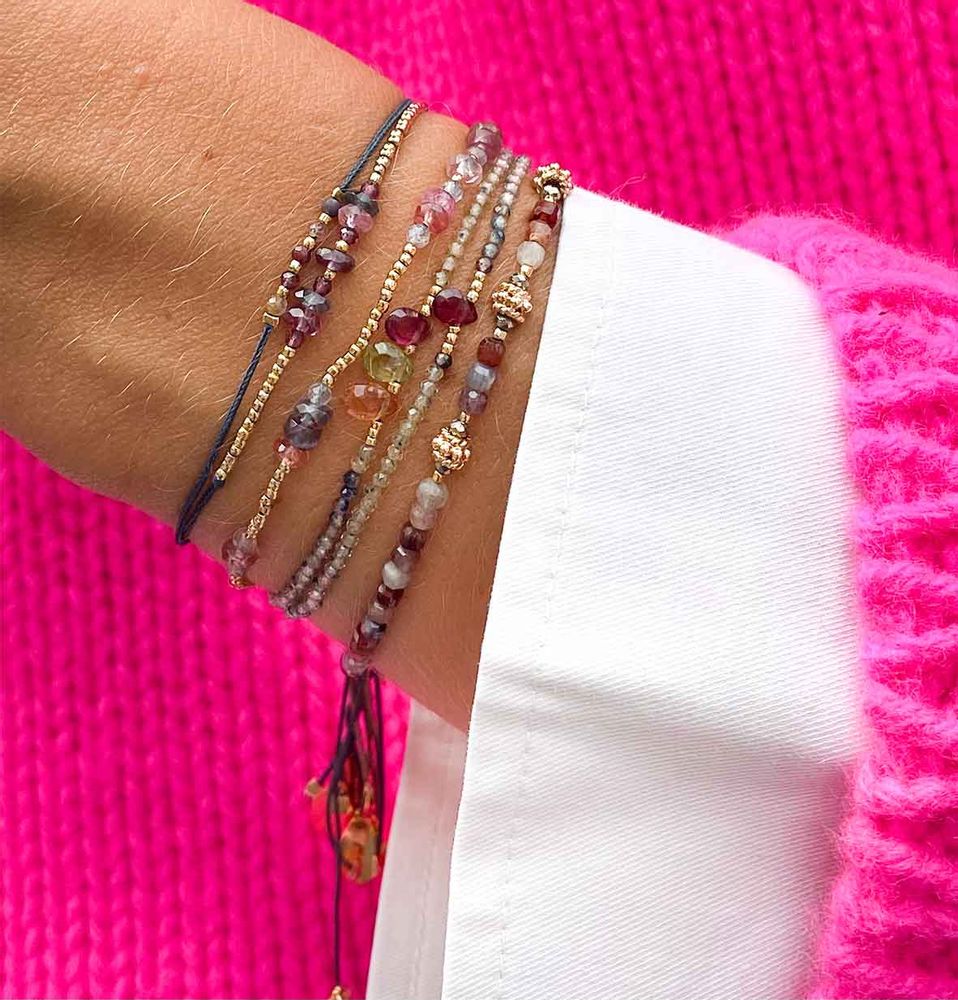 Bijoux - Assortiment de bracelets des collections : Ocean Drive, Fall Shades, Brownish et Cubic - BY JOHANNE