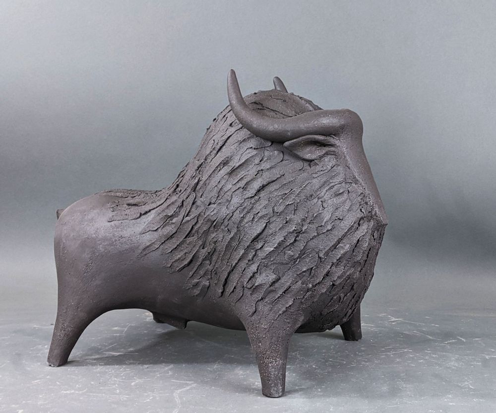 Sculptures, statuettes and miniatures - Sculpture Bull - ATHENA JAHANTIGH