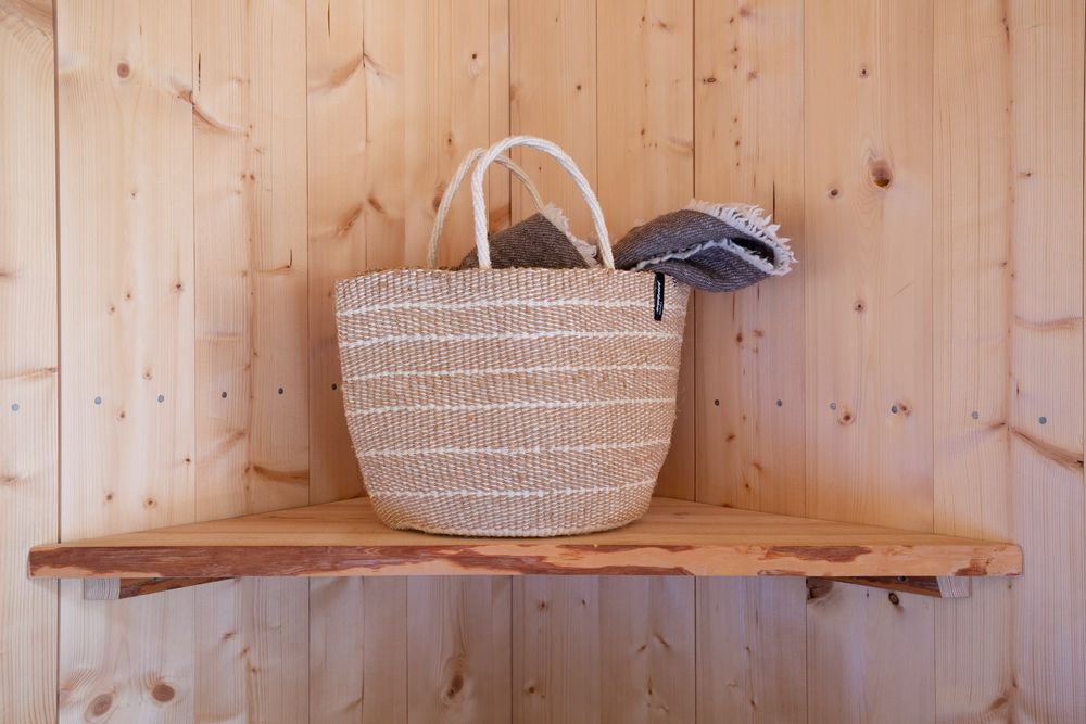 Paniers - Paniers de marché Kiondo avec poignées en sisal - MIFUKO