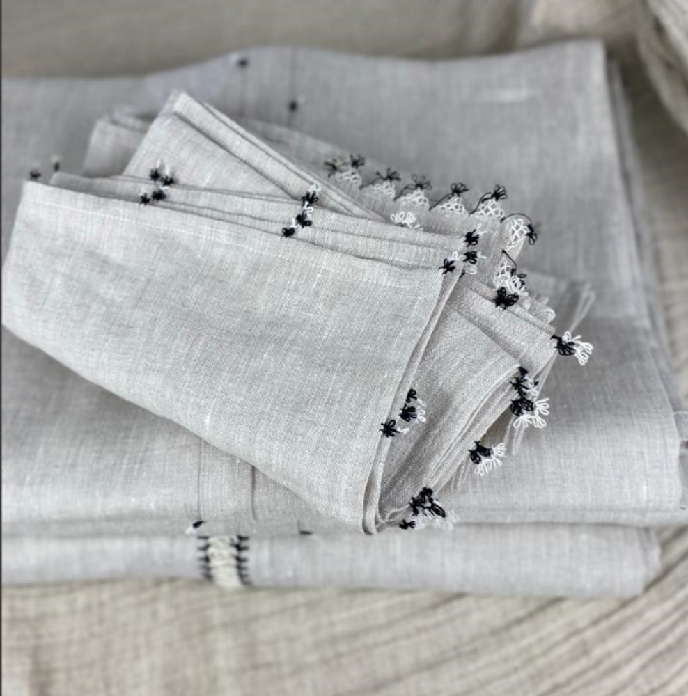 Table linen - LINEN NAPKIN - NADIA DAFRI PARIS