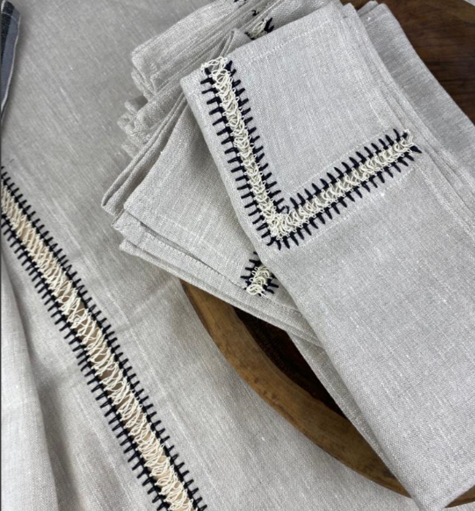 Table linen - LINEN NAPKIN - NADIA DAFRI PARIS