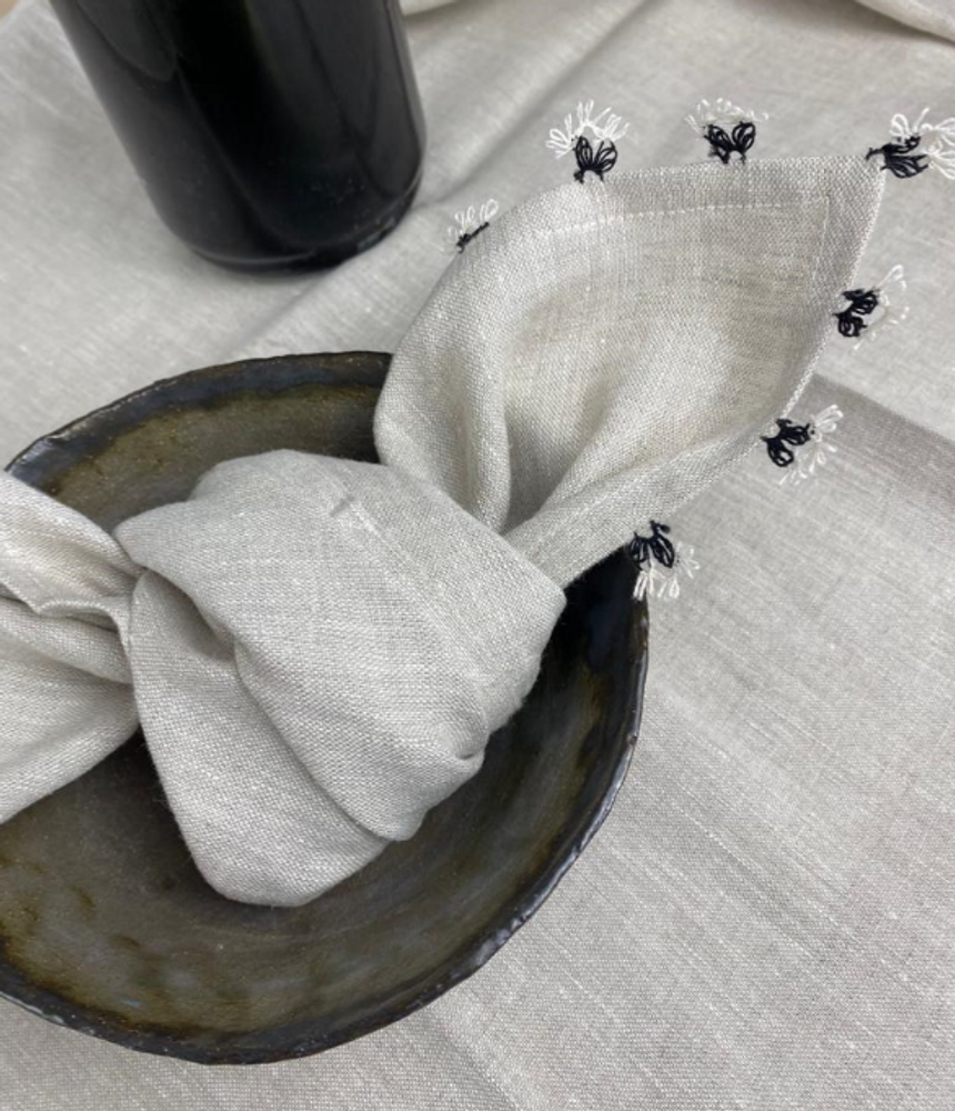 Table linen - LINEN NAPKIN - NADIA DAFRI PARIS