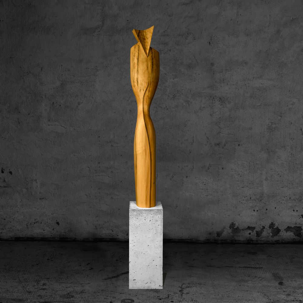 Sculptures, statuettes and miniatures - FOLDED BODY SCULPTURES - CLEMENS GERSTENBERGER SCULPTOR