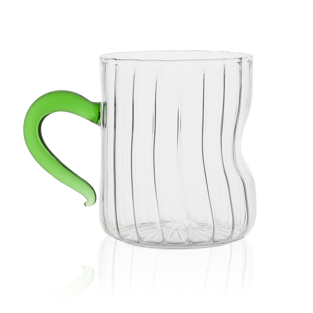 Tasses et mugs - Tasses pressées avec poignées colorées - ASMA'S CRAFTS
