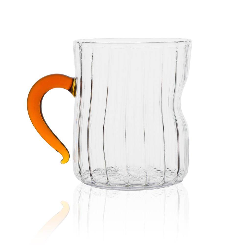 Tasses et mugs - Tasses pressées avec poignées colorées - ASMA'S CRAFTS