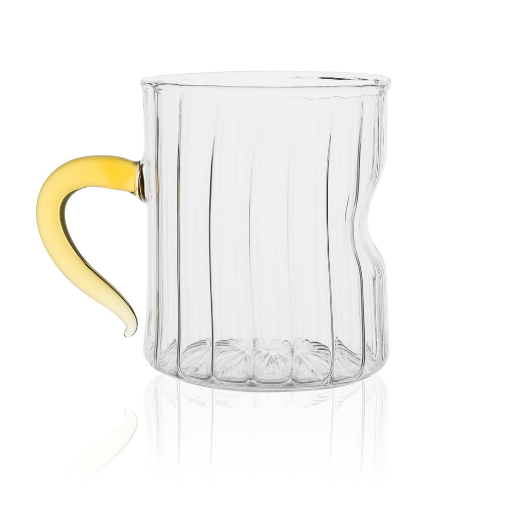 Tasses et mugs - Tasses pressées avec poignées colorées - ASMA'S CRAFTS