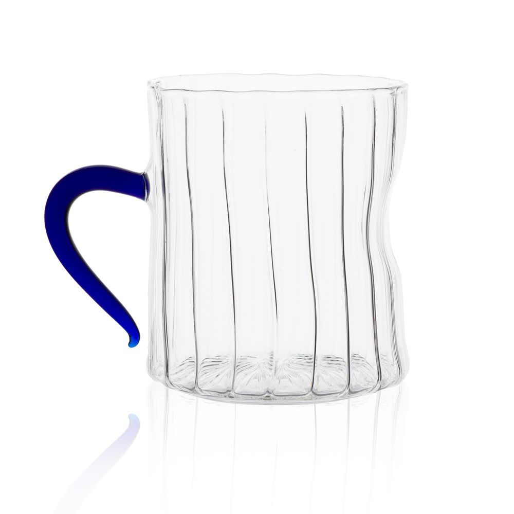 Tasses et mugs - Tasses pressées avec poignées colorées - ASMA'S CRAFTS
