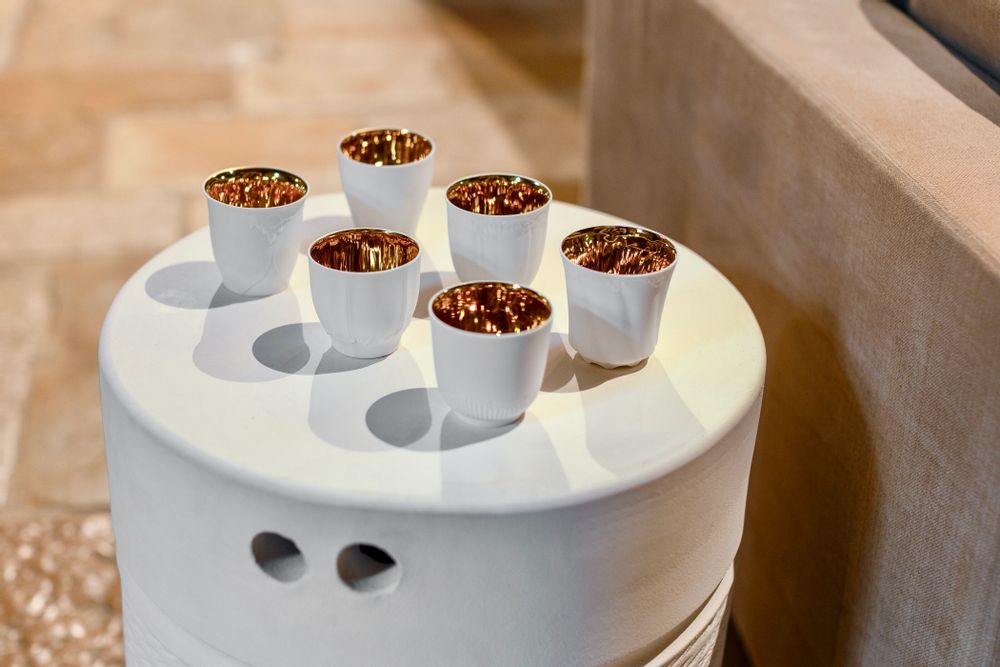 Decorative objects - Demoiselles — Set of cups - DRAGONFLY