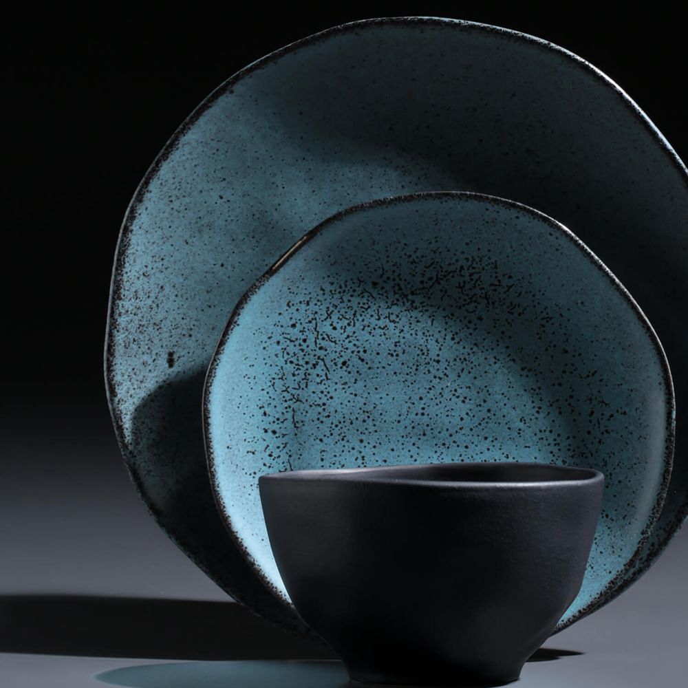 Everyday plates - ORGÂNICO STONEWARE PETROLEUM DINNER PLATE - PORTO BRASIL CERÂMICA