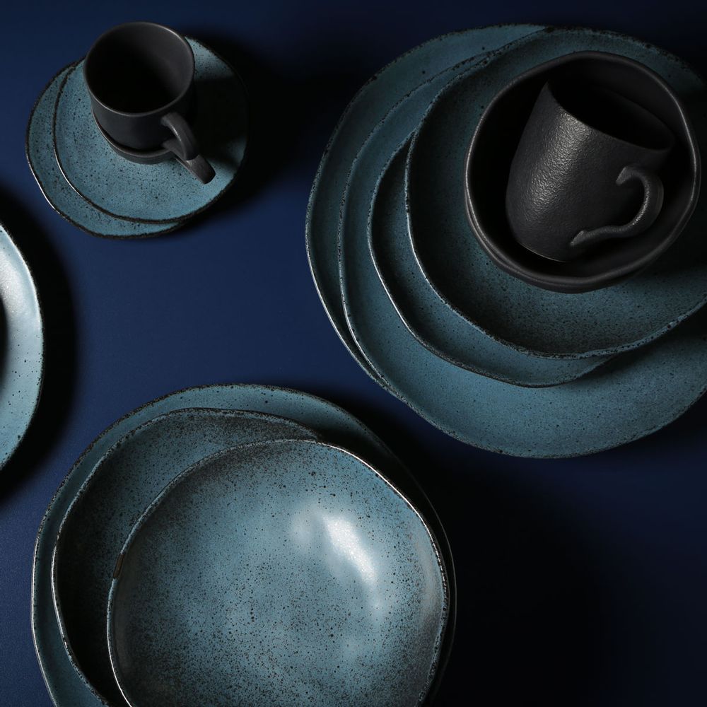 Everyday plates - ORGÂNICO STONEWARE PETROLEUM DINNER PLATE - PORTO BRASIL CERÂMICA