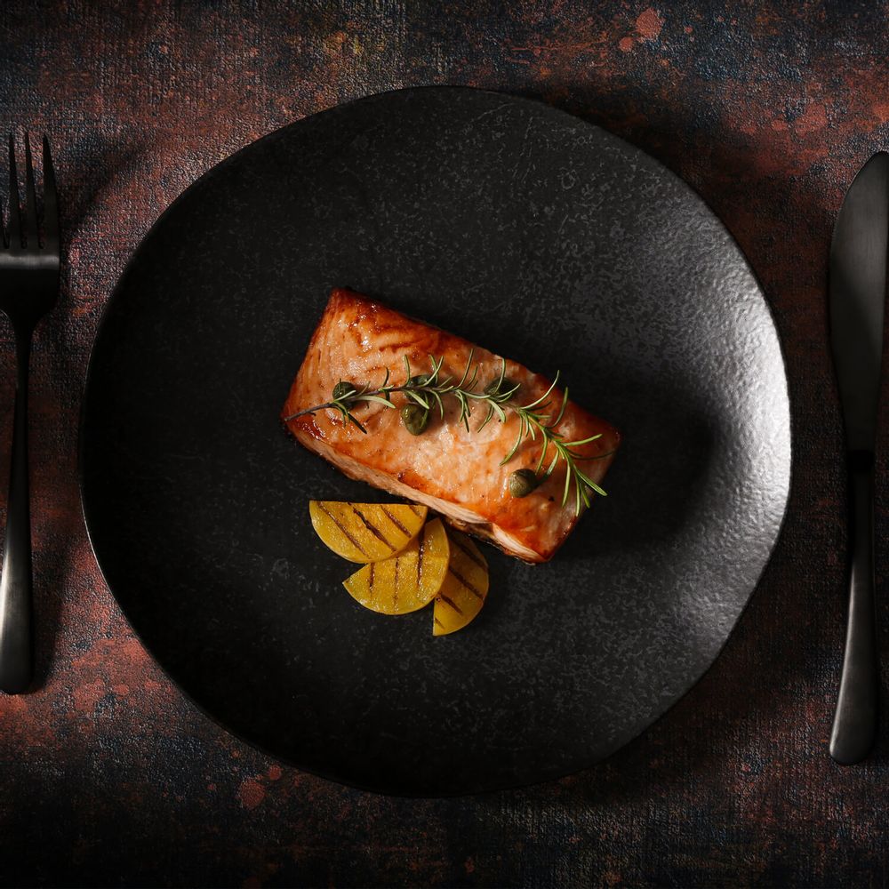 Everyday plates - ORGÂNICO STONEWARE BLACK MATTE DINNER PLATE - PORTO BRASIL CERÂMICA