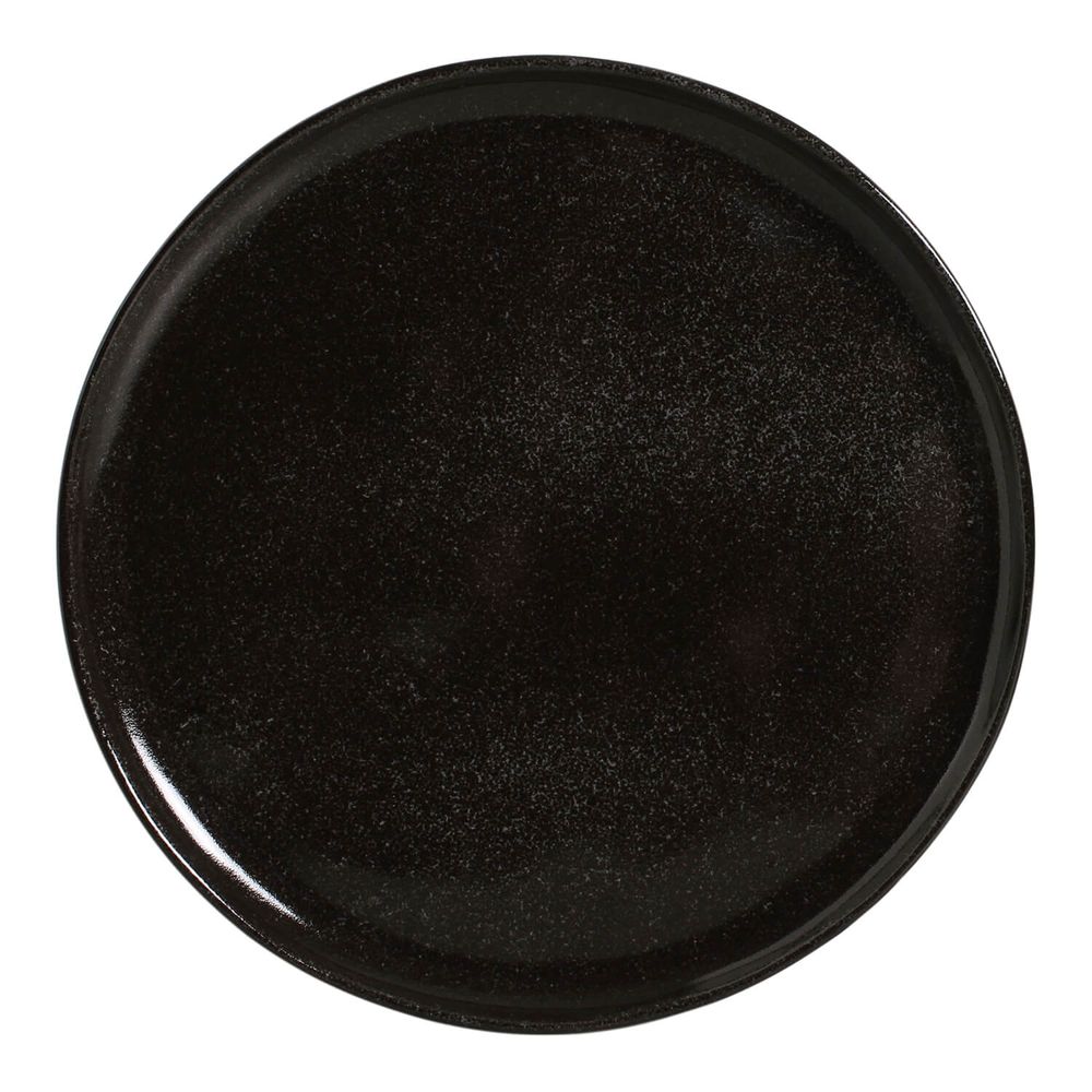 Everyday plates - BIO STONEWARE BLACK SAND DINNER PLATE - PORTO BRASIL CERÂMICA