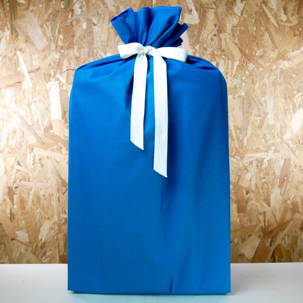 Fabrics - Reusable blue gift wrap made in France and made of cotton - NILE® - NILE