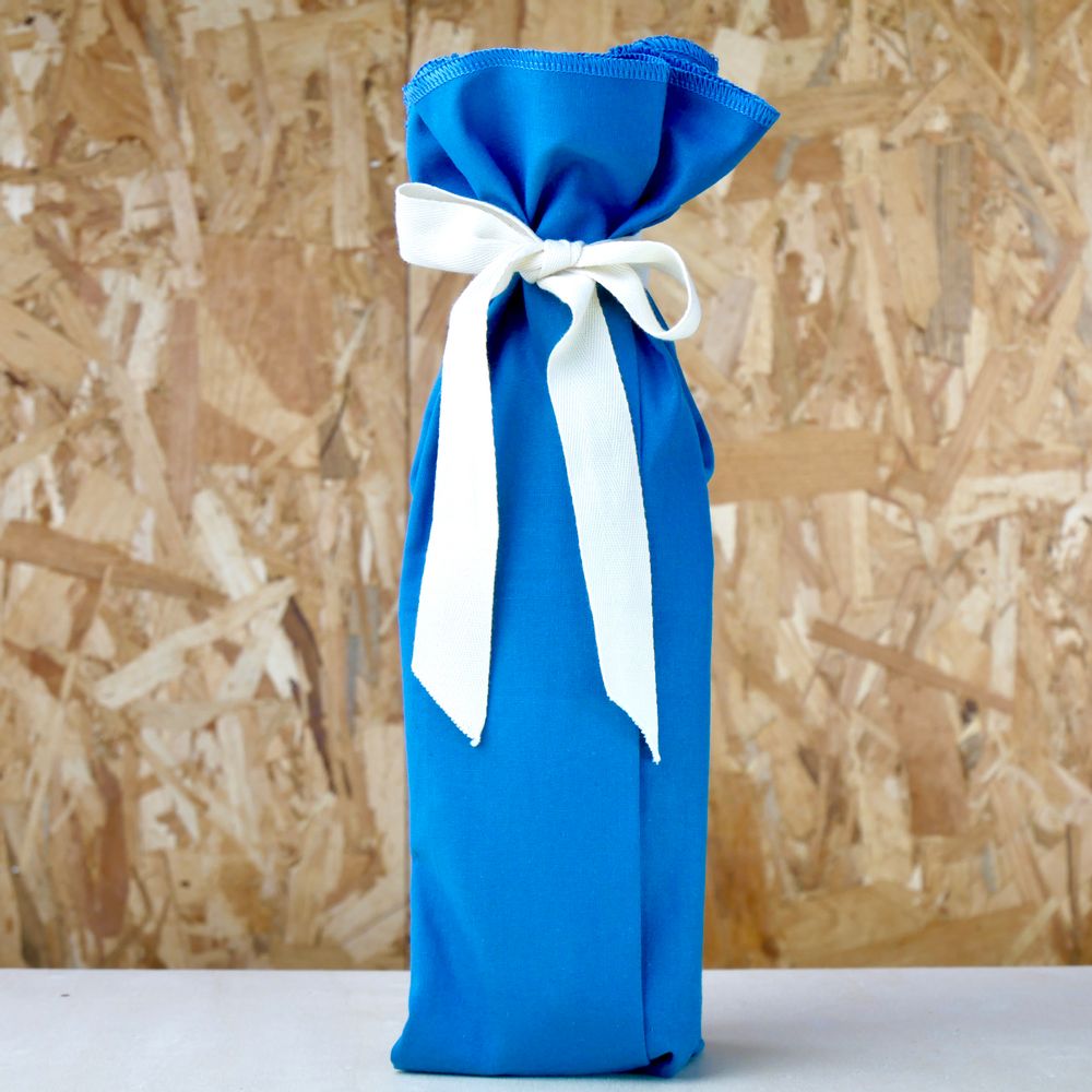 Fabrics - Reusable blue gift wrap made in France and made of cotton - NILE® - NILE