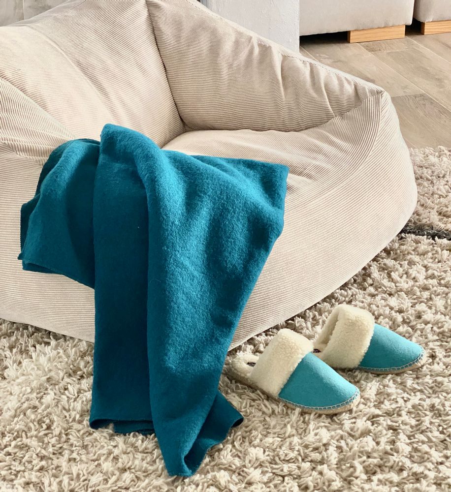 Homewear - Pamper Your Feet Sustainably: Felt-Like Recycled Wool Slippers - ATELIER COSTÀ