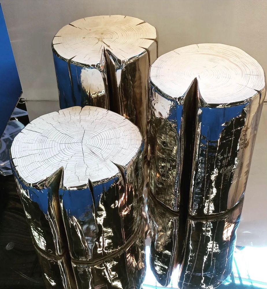 Decorative objects - STOOL - FUORILUOGO CHROME DESIGN
