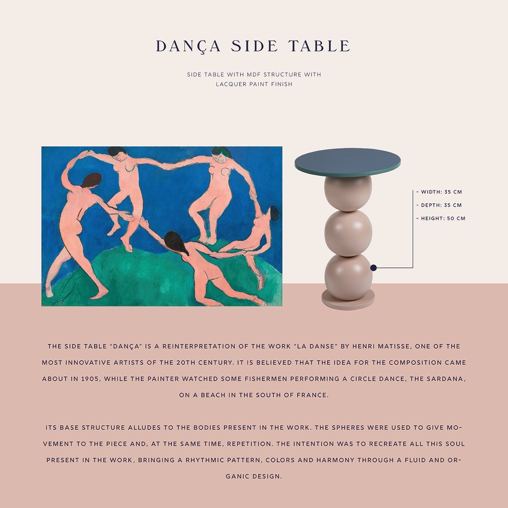 Other tables - Dança Side Table - ESTÚDIO MAIS ALMA