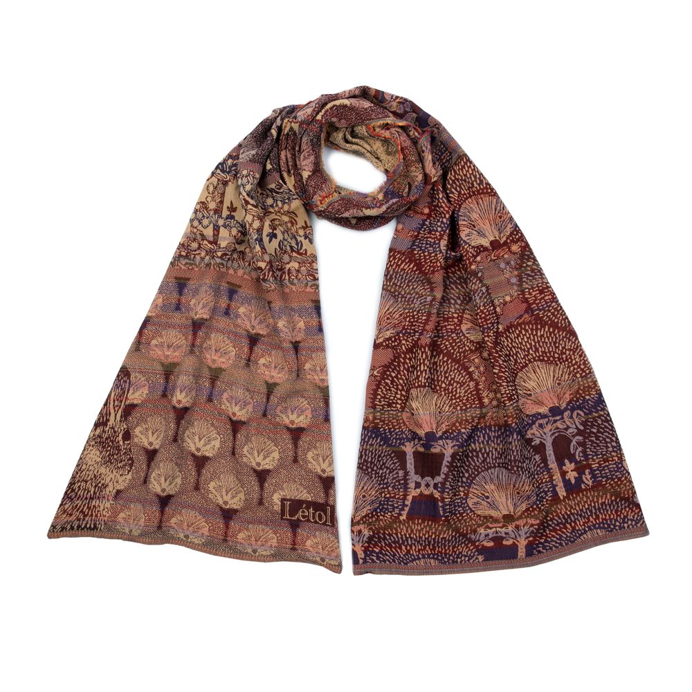 Foulards et écharpes - Létol, étole en coton bio de fabrication française -modèle Hector - LÉTOL , MANUFACTURE FRANÇAISE D'ÉTOLES