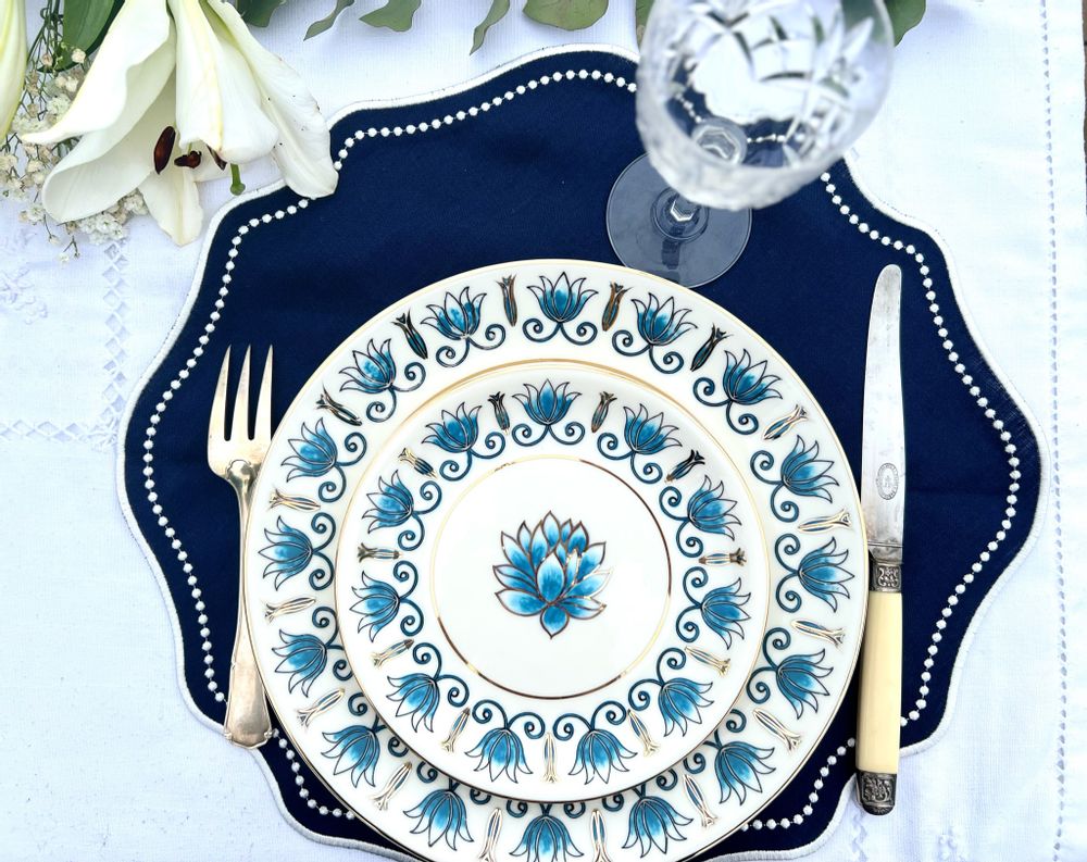 Formal plates - 09O/02 Large Dinner Plate 26 cm - MAISON MANOÏ