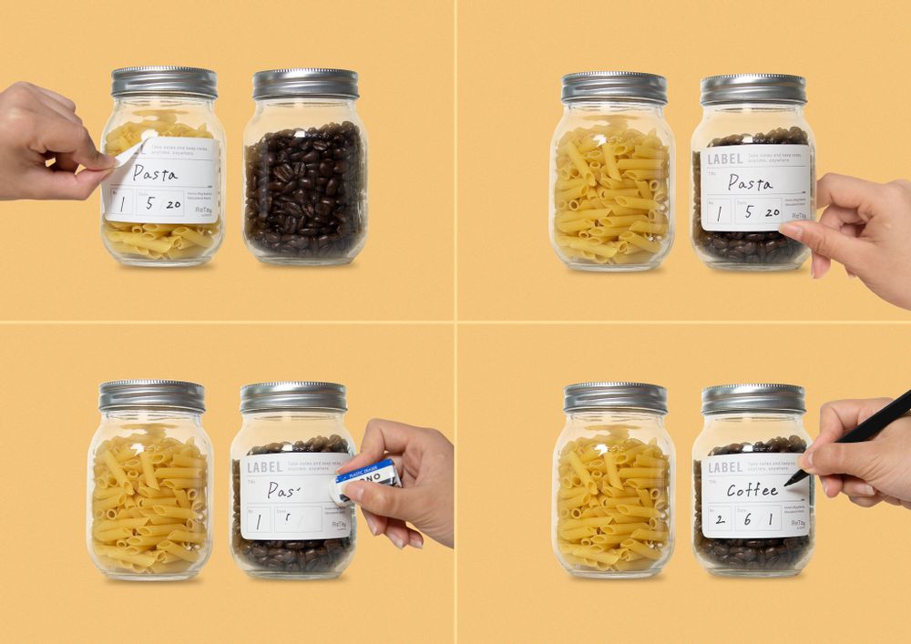 Food storage - ReTag Label sticker - WEMO