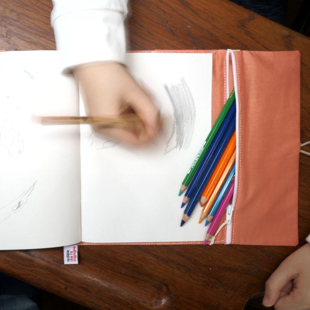 Papeterie - Carnet - trousse - CréA Kid - ADELE DE LA CIGOGNE