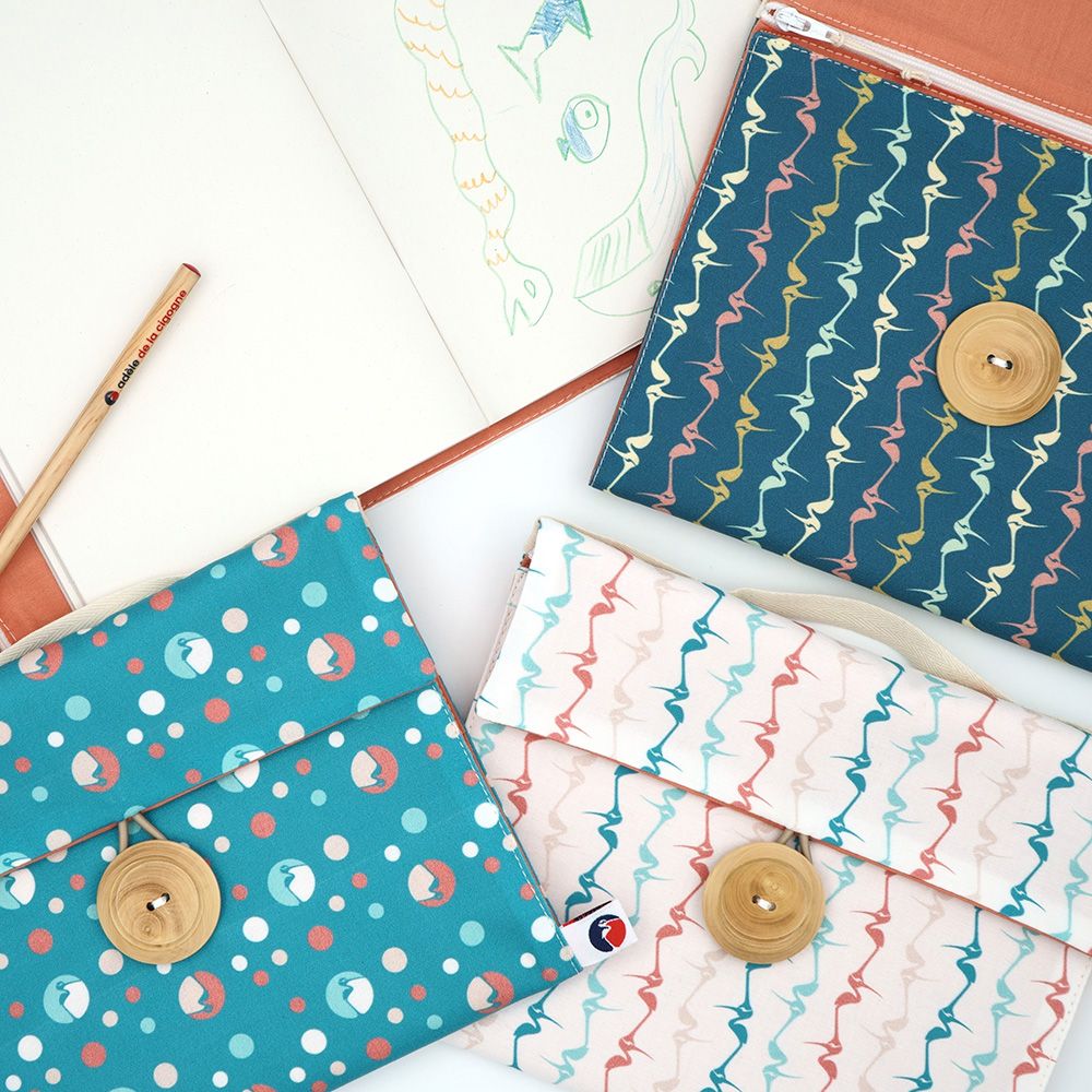 Papeterie - Carnet - trousse - CréA Kid - ADELE DE LA CIGOGNE